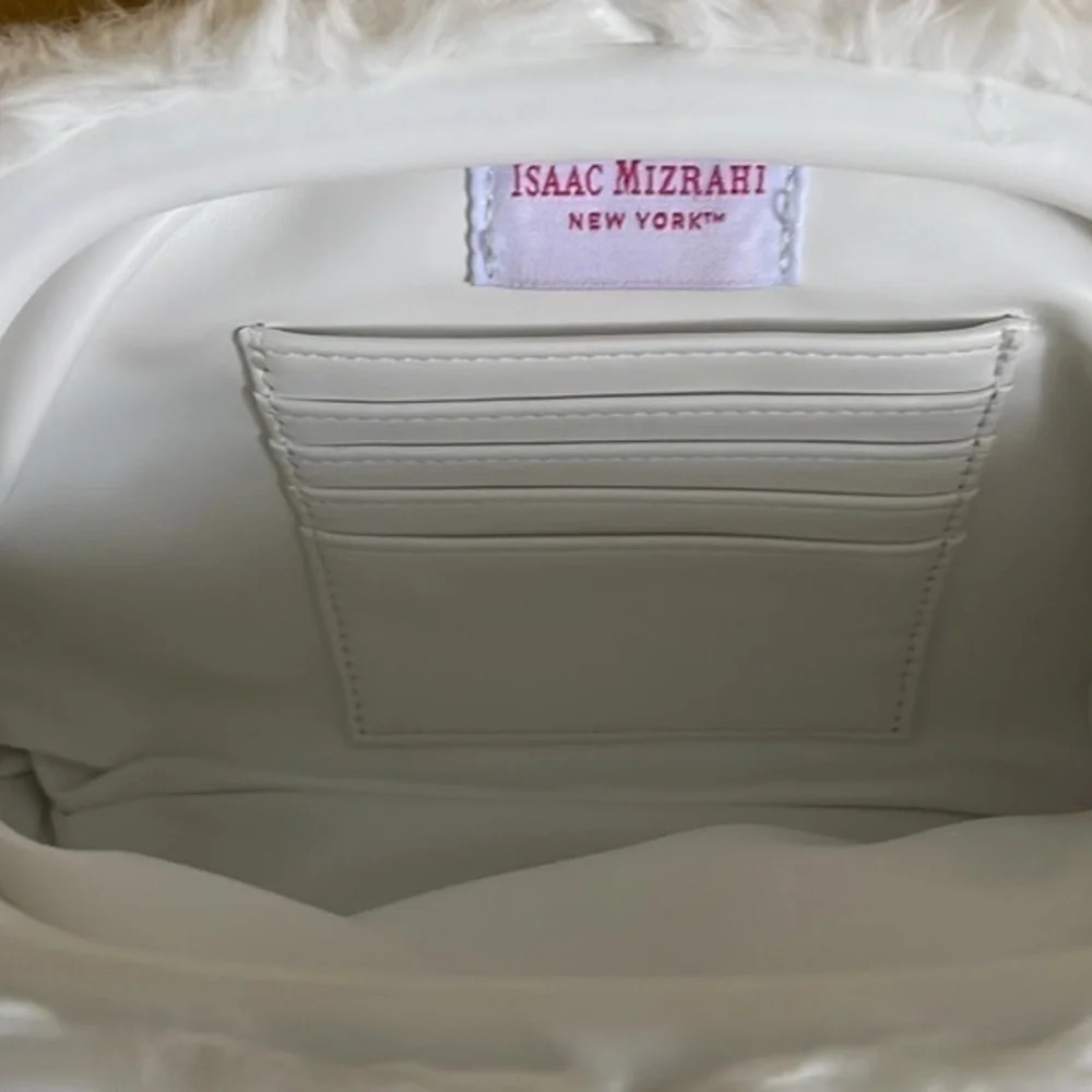 ISAAC MIZRAHI new york  faux fur NEW‎ bag - Picture 7 of 11